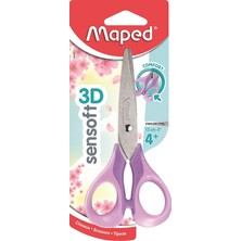 Maped Sensoft Fluo 13CM Pastel Mor Makas