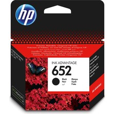 Hp 652 Siyah Mürekkep Kartuş 360 Sayfa (F6V25AE)