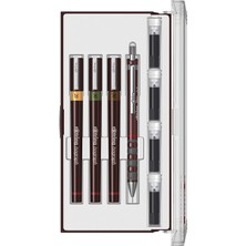 Rotring Isograph Junior Set (0.2-0.3-0.5 Mm) + Tikky Mekanik Kurşun Kalem 0.5 mm - S0699320