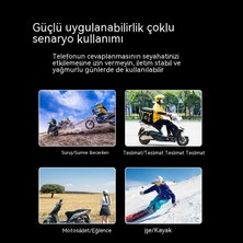 Demon Knight Kask Bluetooth Kulaklık Dahili Kablosuz Arama Navigasyon Motosiklet Tam Kask Sürüş Ekipmanı (Yurt Dışından)