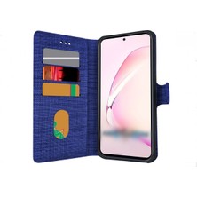 Bunnys Xaiomi Redmi Note 8 Kılıf Kumaş Cüzdan Kılıf Kapaklı Kılıf