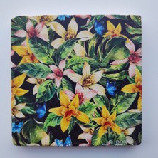 Şeker Portakalım Dekoratif Figürlü Doğal Taş Banyo Gider Kapağı Süsü Tekli 10X10 cm