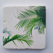 Şeker Portakalım Dekoratif Figürlü Doğal Taş Banyo Gider Kapağı Süsü Tekli 10X10 cm