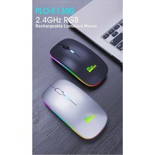 Akdoğan Group PLO-E1300 Rgb Işıklı Şarj Edilebilir Kablosuz Mouse Beyaz