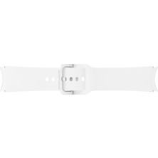 Samsung Galaxy Watch 4 & Watch 5 Spor Kordon (20MM, S/m) - Beyaz