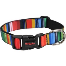 Dali's Gökkuşağı Köpek Boyun Tasması L Boy 40-65 cm