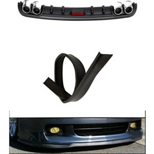 Sare Tuning Mitsubishi Carisma Siyah Universal Difüzör 7 Cm Ez Lip Set