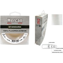 Mercan %100 Fluorocarbon Standart 25 M Makara Misina