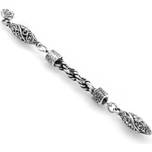 Okyanus Silver Kurşun Gümüş Renk Kararmaz Metal Halat Püskül