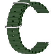 Basias Samsung Galaxy Active 2 (44MM-40MM) Bakla Silikon Kordon