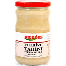 Mendos Tek Kavrulmuş Fethiye Tahini  (Yerli Susam) 600 gr Cam Kavanoz