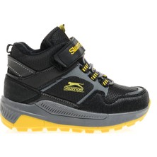 Slazenger KENZIE Unisex Çocuk Bot Siyah / Sarı Cırt Cırtlı Bağlama ve Termo Kauçuk Taban Özellikleriyle