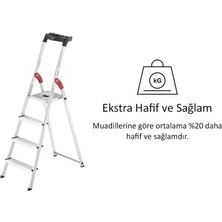 Hailo 8160-407 L60 Merdiven 4 Basamaklı