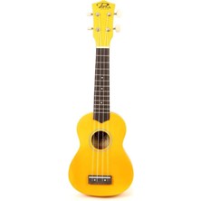 Puka Uk-21-Yl Mat Sarı Soprano Ukulele - Pk-10