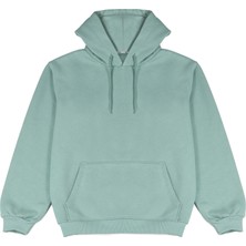 Welly Jones Mint Yeşili Oversize Kapüşonlu Sweatshirt