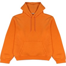 Welly Jones Turuncu Oversize Kapüşonlu Sweatshirt