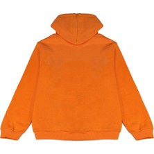 Welly Jones Turuncu Oversize Kapüşonlu Sweatshirt