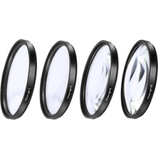 Charmant 4 Parça Yakın Çekim Kiti +1 +2 +4 + 10 Lens Lens Kese ile Set 43 mm (Yurt Dışından)