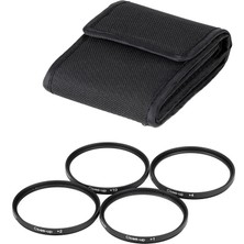 Charmant 4 Parça Yakın Çekim Kiti +1 +2 +4 + 10 Lens Lens Kese ile Set 43 mm (Yurt Dışından)