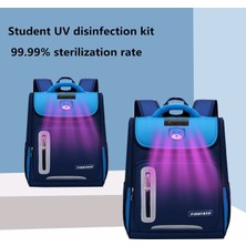 ZSYKDUvc Dezenfeksiyon Çocuk Schoolbag  Dark Blue(Yurt Dışından)