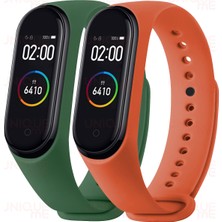 Hoffice Xiaomi Mi Band 3 ve Mi Band 4 Uyumlu Yüksek Kalite Silikon Kordon