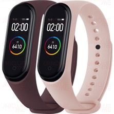 Hoffice Xiaomi Mi Band 3 ve Mi Band 4 Uyumlu Yüksek Kalite Silikon Kordon