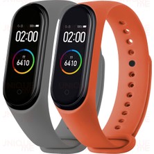 Hoffice Xiaomi Mi Band 3 ve Mi Band 4 Uyumlu Yüksek Kalite Silikon Kordon