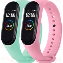 Hoffice Xiaomi Mi Band 3 ve Mi Band 4 Uyumlu Yüksek Kalite Silikon Kordon