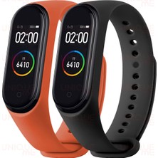 Hoffice Xiaomi Mi Band 3 ve Mi Band 4 Uyumlu Yüksek Kalite Silikon Kordon