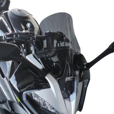 GP Kompozit CF Moto 250 SR 2020-2023 Uyumlu Ön Cam Siyah 42 cm