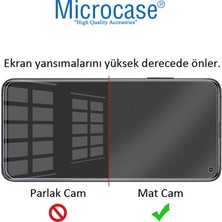 Microcase iPhone 14 Pro Tam Kaplayan Çerçeveli Mat Cam Koruma - AL3124