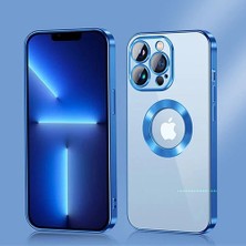 Enfein Apple iPhone 11 Pro Max Ile Uyumlu Kılıf Kamera Korumalı Magneticsafe Uyumlu Arka Kapak Gri