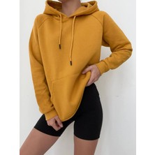 By Armin Carlotta Kadın Kapşonlu Cepli Spor Sweatshirt