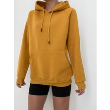 By Armin Carlotta Kadın Kapşonlu Cepli Spor Sweatshirt