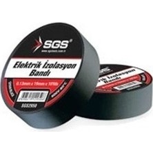 Sgs Elektrik Izolasyon Bandı 10'lu Paket Siyah