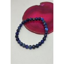 Bade Accessories 6 mm Lapis Lazuli Doğaltaş Bileklik