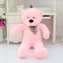 Sole 90 cm Rengarenk Papyonlu Peluş Ayıcık - % 100 Yerli