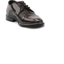 Morven  Erkek Bordo Morven Neolit Iğne Baskı Classic Rugan Ayakkabı