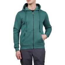 Alpinist Covert Tam Fermuarlı Erkek Sweatshirt Xl Beden Nefti