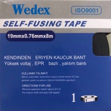 Wedex Kendinden Eriyen Bant Yalıtım Bandı 19MM 0,76MM 8 mt