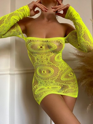 BMD Filla Blondie Body Çorap - Neon Yeşil