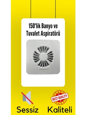 Ak-İş 150'LİK Banyo Tuvalet Aspiratör Havalandırma Fanı