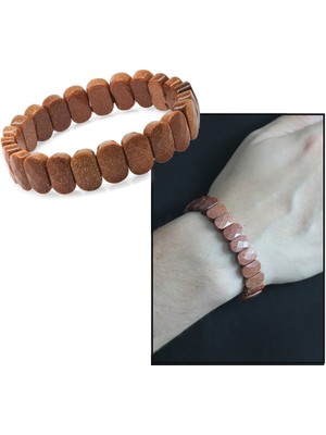 Tesbihname Kahverengi Yıldıztaşı Doğaltaş Rolex Erkek Bileklik