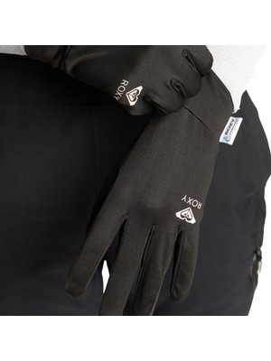 Roxy Hydrosmart Liner Gloves Kadın Siyah Eldiven