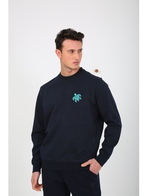 Esqudo Turtle Erkek Sweatshirt ESWTP0002 ESWTP0002018