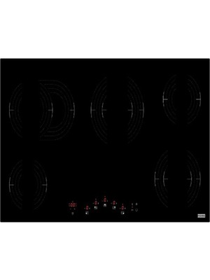 Franke Frsm 905 C Tod Bk Siyah Cam Elektrikli Ocak 5 Gözü Dokunmatik Kontrol Özelliği ile Güçlü Performans