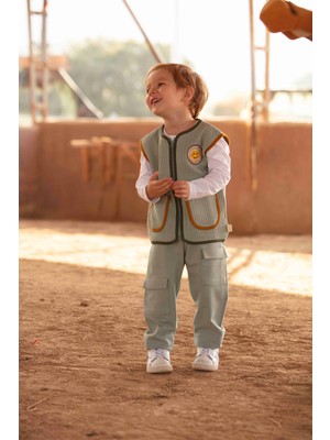 Miela Kids Kargo Jogger Pantolon - Mint