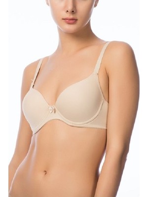 Nbb Kadın Ten Rengi Mikro Kaplı Desteksiz Sütyen 3505