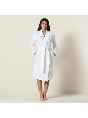 Chakra Arnau Kadın Bornoz Beyaz