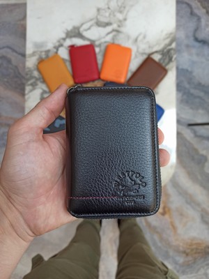 WEST POLO CÜZDAN Deri Fermuarlı Unisex Cüzdan Kartlık